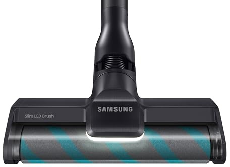 Samsung VCA-SABC95 Jet Slim LED dammsugarborste, tunn dammsugarfäste för sladdlös dammsugare Bespoke Jet Plus/Jet 95/Jet 85, anti-tangle-funktion, praktiskt dammsugartillbehör, svart