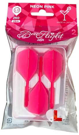 L-style BarFlight Dart-Flight und Schaft, einteilig, L3-Form, 26 mm