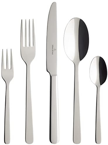 Villeroy & Boch 12-6408-9053 Louis Tafelbesteck, 30-teilig Besteckset, Edelstahl, Metall, 27.5 x 8 x 6.5 cm