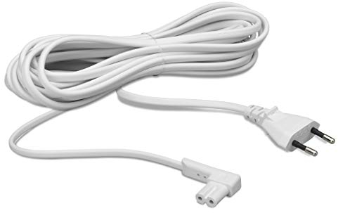 Flexson 5m Netzkabel für Sonos One, One SL und Play:1 - Weiß (EU)
