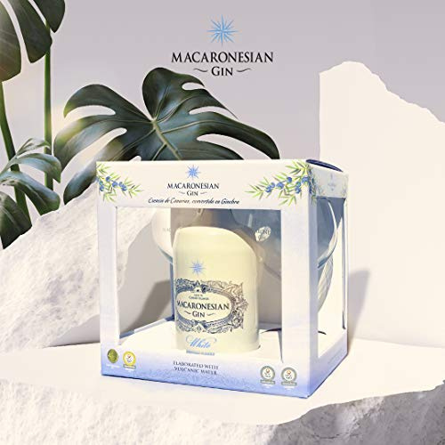 Macaronesian Gin, Pack con Ginebra Macaronesian Gin y 2 Copas de Balón, 700 ml