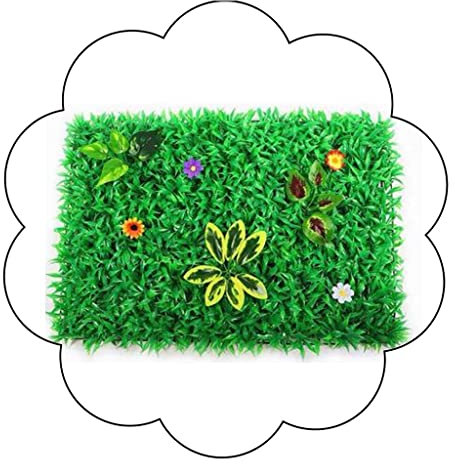 ksamwjf Pannello di siepe di bosso Artificiale con Fiori, Decorazioni per la casa del Cortile, Recinzione schermante per la Privacy per Interni ed Esterni