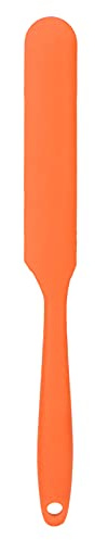 Spatule à Cire, Applicateur D'épilation à Spatule en Silicone, Grattoir à épilation à la Cire, Bâtons de Cire Dure pour Chauffe-cire, Bâtonnets en Silicone pour Salon à Domicile (Orange)