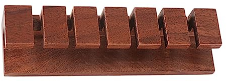 Clip Organizer Cavi in Legno di Noce Pad Adesivo da Scrivania | Usb e Alimentazione, su Piastrelle da Ufficio, 1 Pezzo, Tiene Fermo Cavo e Riduce i Segni