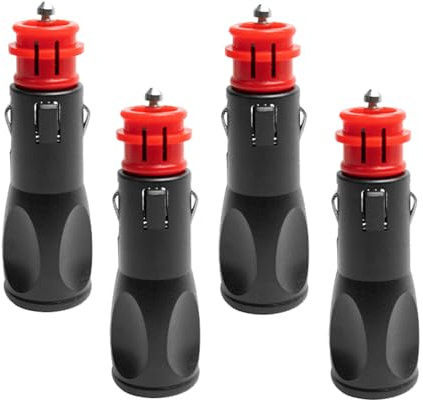 Enchufe Mechero Macho,Encendedor Cigarrillos Plug,4pc Enchufe Encendedor Cigarrillos,Enchufe Mechero 12V-24V,Para Motos,Camiones