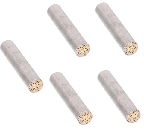 VILLFUL 5 Pièces Rivets Mosaïque Goupille De Poignée De Coupe Décorative Goupille Pour Poignées De Couteaux Goupille Pour Poignées De Coupe Épingle Mosaïque Tige De Cuivre