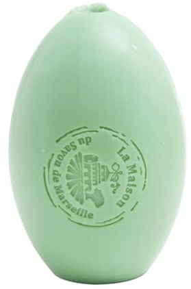La Maison du Savon de Marseille – French Wall Rotierende Arganölseife Nachfüllpackung – Wandmontage für einfache Hand- und Körperwäsche – Eisenkraut-Duft – 270 g