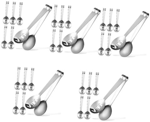 Alipis 5 Juegos Soporte De Té De Acero Inoxidable Pinzas Para Té Bolsas De Té Bola De Té Para Té Suelto Gancho Con Infusor Abrazadera De Alimentos Soporte Para Bolsitas De Té 6 Piezas * 5