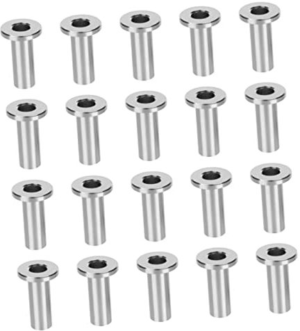 DIYEAH 1 juego Protector De Barandilla De Acero Inoxidable Postes De Alambre Funda Protectora Para Balaustrada Cuerda Taladro Con Acero Para Herramientas Suministros 50 piezas