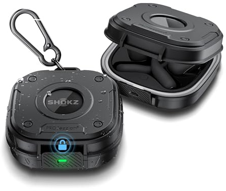 PROfezzion Custodia per Shokz OpenFit 2, Case Cover Protettiva Rigida con Chiusura a Blocco e Copertura Totale per Shokz OpenFit 2 Auricolari (Non per OpenFit 2+ e OpenFit 1)