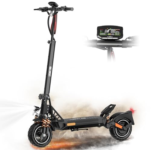 RCB D5/D5PRO Elektroroller (Ultra/Normal),E-Scooter für Erwachsene mit Straßenzulassung (ABE), APP, 500W-Motor/NFC-Spitze 1600, 26% Steigung 80-130KM, 20.8-27Ah,10 Zoll Flatproof-Reifen