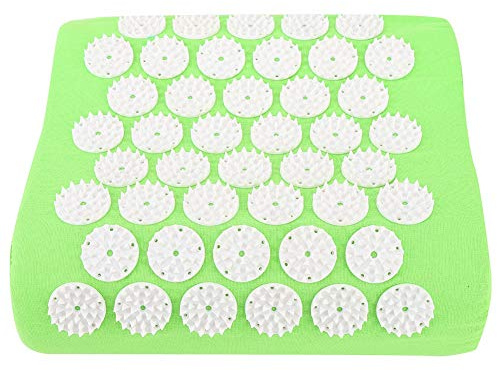 Pongnas Oreiller de Massage D'acupuncture, Plusieurs Points de Massage pour Soulager le Stress et les Douleurs Musculaires, avec Acupression Simulée pour le Dos, le Cou et les épaules, (fruit vert)