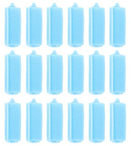 Lurrose Bigoudis en Éponge pour Cheveux 20pcs, Rouleaux à Friser Doux et Portables, Protègent Cheveux Chaleur, Idéals pour Femmes et Filles, Coiffure sans Effort