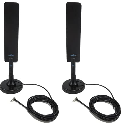 Proxicast 5 dBi External 4G / LTE Magnetic Antenna for AT&T Nighthawk M5 / MR5100, M1 / MR1100, Velocity 2, Verizon Jetpack 8800L & Others MiFi Hotspots w/ TS9 Connector - 2 Pack (ANT-120-007-TS9-2PK)