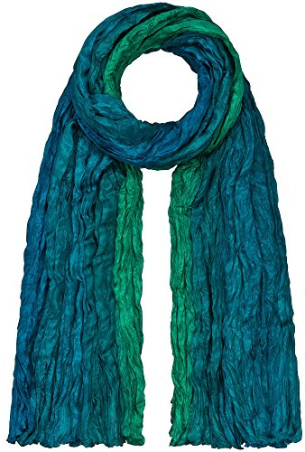 Japanwelt Seiden-Schal für Damen, bunt & elegant, aus 100% Seide, Stola Frauen Woman Seidentuch Schultertuch leichter Damenschal, Schals & Tücher, Herbst Winter Sommer, Halstuch Crash-Schal Tuch