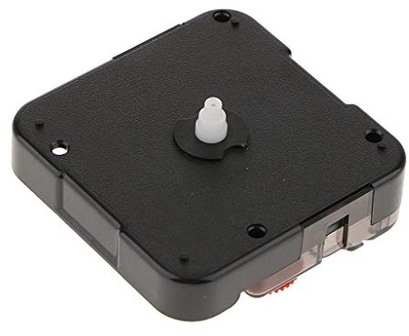 perfk Reloj de Pared Silencioso con Mecanismo de Movimiento de, Kit de Piezas de Repuesto para Bricolaje, 8.9mm sin Eje de Rosca