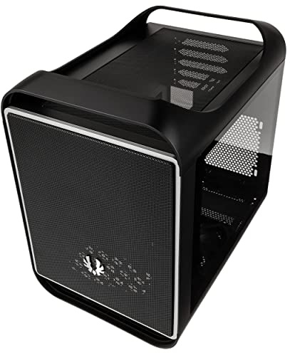 BitFenix Prodigy M 2022 PC Case, Micro ATX Case, Gaming PC, Compact PC Case for Micro ATX and Mini ITX Motherboards, Mesh Front, Tempered Glass Window, Black