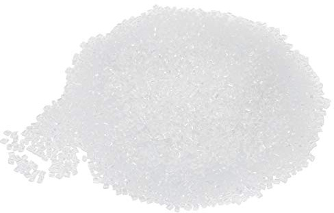 100g Haarverlängerung Keratin Kleber Granulat Pellets, Transparente Granulat Perlen Hot Melt Korn für Haarverlängerung Nail Art, Hot Fusion Extensions Werkzeug Zum Kleben von Zubehör, Spielzeug