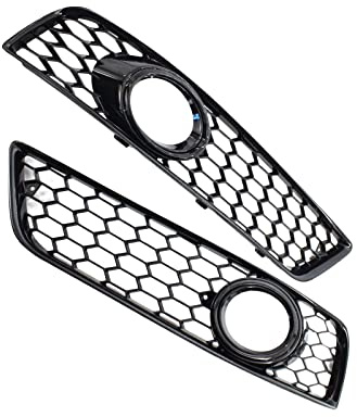 Nebelscheinwerfer-Grillabdeckung links rechts, for, for A3 8P 2009–2013, Modellbau-Reparatur-Außenzubehör 8P0807681D 8P0807682D(Black)