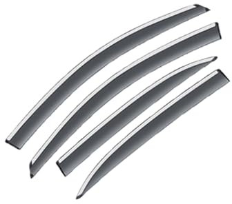 Seitenfenster-Windabweiser Auto-Seitenfenster-Visier-Abdeckung, Regen-Augenbrauen-Schutz, Sonnenblendenverkleidung, Zubehör für VW für Tiguan MK1 5N 2009-2016 Visierschutzabdeckung