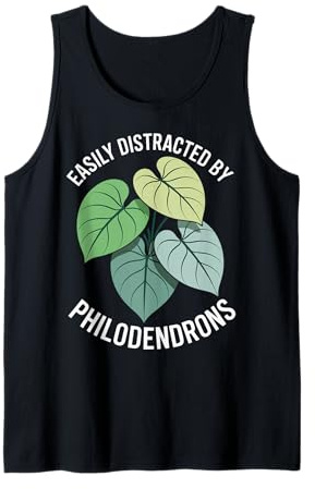 Easily Distracted by Philodendrons Houseplant Tank Top