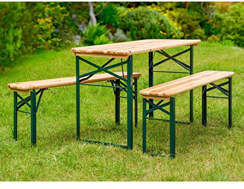 Balkon Bierzeltgarnitur 110 x 50 x 70 cm