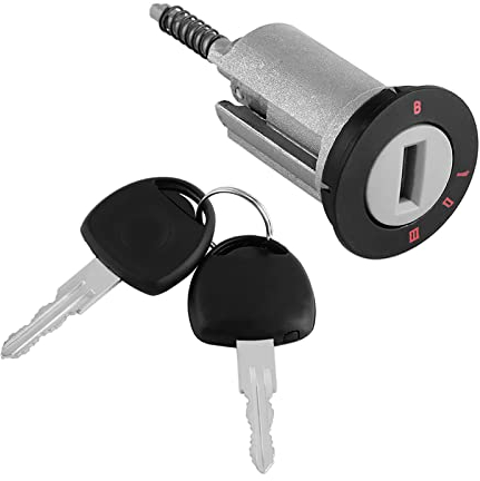 Barilotto di blocco dell'accensione per auto, kit di aggiornamento per interruttore di blocco dell'accensione per auto con 2 chiavi Accessori di ricambio per automobili per ASTRA