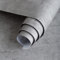 JSEVEM 60CM×5M Extra Thick Light Grey Concrete Wallpaper Peel and Stick Waterproof 3D Grey Concrete Contact Paper Faux Matte Textured Gray Cement Wall Stickers for Bedroom Bathroom Living Room Gym