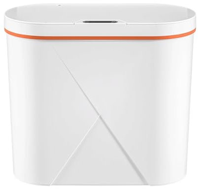 TEmkin Pattumiera da bagno intelligente Insaccatrice automatica Pattumiera con sensore intelligente stretto senza contatto Bidone della spazzatura Smart Home