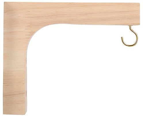 OFFSCH Wood Coat Hook for Indoor Plant Hanger Hanging Plant Stand for Wall Mounting