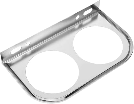 GARVALON Car Dash Mount Halterung Instrumentenhalter Für Auto Robuste Befestigung Für Fahrzeuganzeigen Einfache Installation Silbergrau
