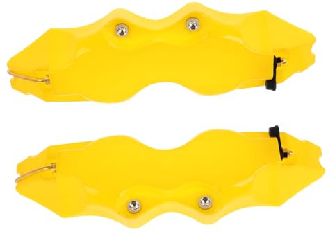 JECOMPRIS Copertura Per Pinza Freno Anteriore in Abs Per Decorazione Auto e Antipolvere Adatta Alla Maggior Parte Dei Veicoli Colore Giallo