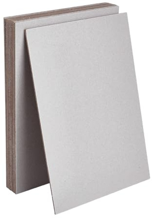OLYCRAFT 12pcs Chipboard Sheets 21x29.5cm 100PT(Point) Heavy Weight Paper Cardboard DIY Craft Bookboard Binders Board for Book Binding Cover Ablum Cover Box Card Making - 2.5mm Thick
