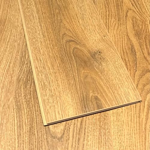 8mm Laminate Flooring Summer Oak - Warm Natural Oak Plank Effect - Luxury Quality - Click Installation - Sold Per 2.131m2 Pack