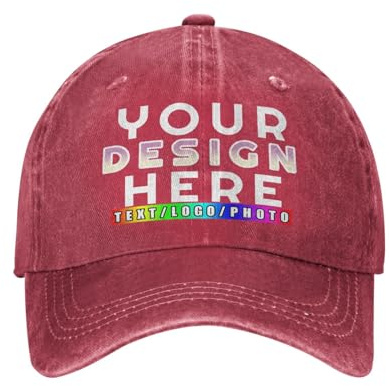 DQHXTK personalisiert Cap personalisierte Basecap personalisiertes Baseball Cap mit Foto –selbst gestalten mit Ihrem Logo Kappe, Unisex-Trucker-Kappe Mesh Cap