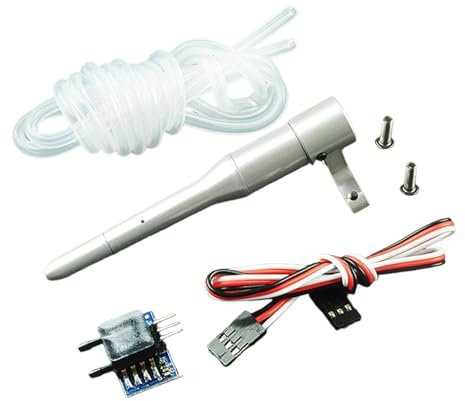 predolo Kit de compteur de anémométrique, tube de Pitot FPV, instrument d'aviation robuste PT60 pour le contrôle de vol, tube de Pitot DIY pour, Type Apm
