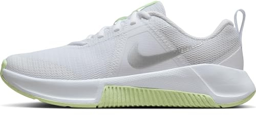 Nike Damen Mc Trainer 3 Trainingsschuhe, White/Metallic Silver/Barely V, 40.5