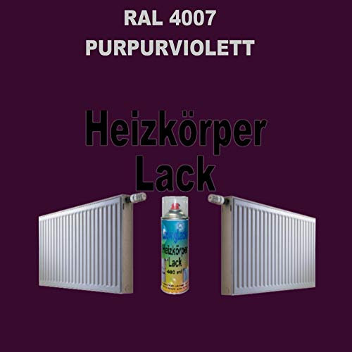 LudwigLacke Heizkörperlack Spray RAL 4007 PURPURVIOLETT 400 ml