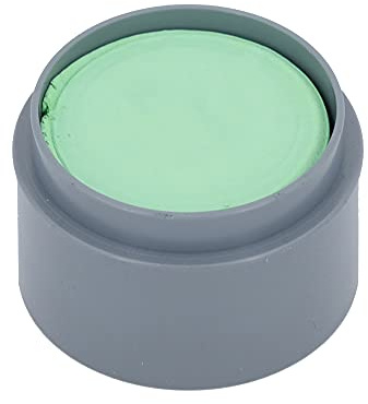 Grimas Water-Make-Up, 15ml Wasserschminke, Farbe pastellgrün 406, professionelle Körperfarbe, schnelltrockend und sehr hautschonend, ideal fürs Kinderschminken, Karneval und Halloween, auf Wasserbasis