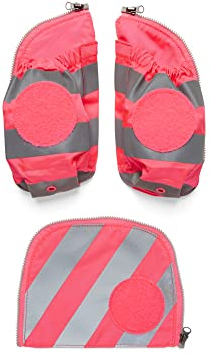 ergobag pack Seitentaschen Zip Set Sichtbarkeits-Set mit Seitentaschen pack cubo und cubo light Set 3-teilig Pink