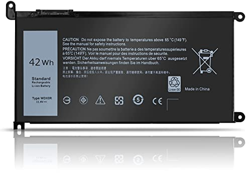 BIUBOTY WDX0R Notebook Akku für Dell Inspiron 15 5000 7000 5570 5379 5565 5567 5568 5578 5579 7573 7570 7579 7586 7580 7569 79 757560 13 5368 5378 7378 7368 7375 17 5767 P69g Y3f7y Battery 11,4 V 42WH