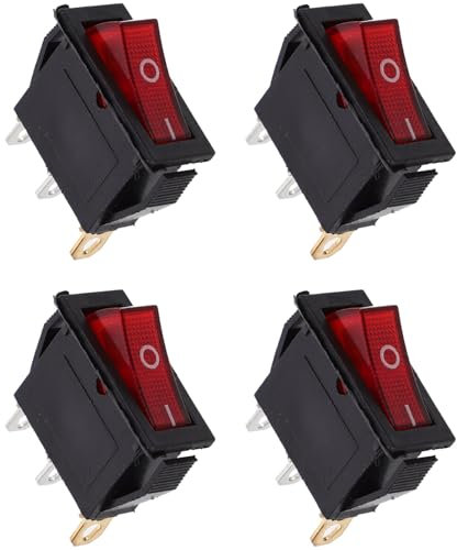 iplusmile 4stücke Ersatz Kippschalter Für Elektrische Kochgeräte Teiliges Kompatibel Mit Verschiedenen Modellen Installieren Robustes Design Für Hochtemperaturanwendungen