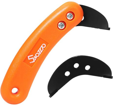 Swozzto Carbide Scoring Cutter Knife & 1PCS Replacement Blade,for Fiberboard Laminate Vinyl Flooring Cutting,& Linoleum,Plexiglass,Acrylic,Plastic,Styrene and Soft Tile Sheets Scoring Cutting