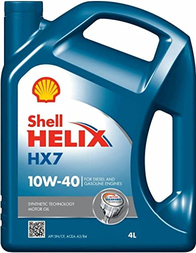 SHELL Olio motore Helix 10W-40 Olio parzialmente sintetico Olio 4 L