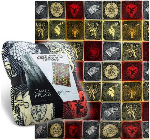 Game of Thrones Pläd för soffa i fleece - officiella godsaker järntronen