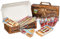 WURSTBARON® - Wurst Geschenk Koffer - mit 24 besondere Salami und Wurst Snacks - Brezen, Herzen, Sterne, Pikanten und vieles mehr - 790 g