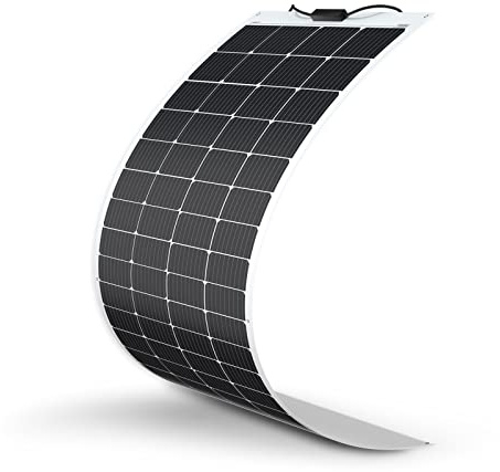 Renogy 200W 12V Solarpanel Flexibles Monokristallines Solarmodul Silizium Solarzelle Photovoltaik Off Grid für 12V Batterien Wohnmobil Camping Wohnwagen Boote