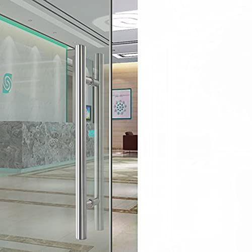 LEGZIT Glas-Schiebetürgriff,strapazierfähige Edelstahl-Büros,Türgriffe zum Ziehen,für Badezimmer,Geschäfte,Hotels,Haustür,Rücken an Rücken,Zuggriffe/1200 mm