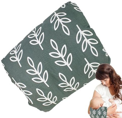 Kixolazr Cómodo cojín de lactancia para la cuna, almohada de apoyo antiescupir para la alimentación de biberones, cojín de cuna acogedor con sisa, cojín de lactancia y lavable para mamá
