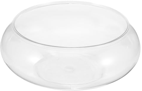 Wensmy Clear Fish Bowl Vase Wide Mouth Flower Vase Round Terrarium Globe Fish Bowl Shape Glass Hydroponic Planter Floral Container Bubble Bowl Hydroponic Planter Fish Tank Aquarium Bowl